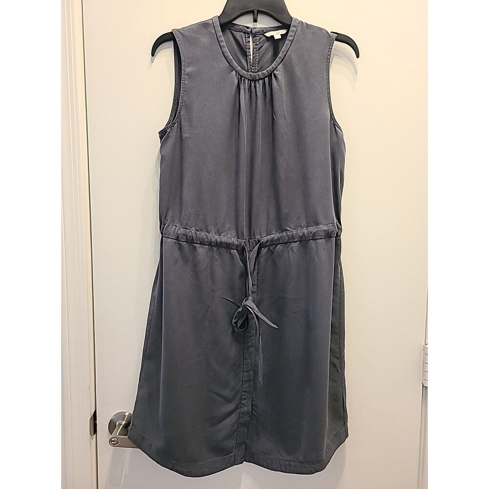 Gap Sleeveless Dress Size M tie mid button